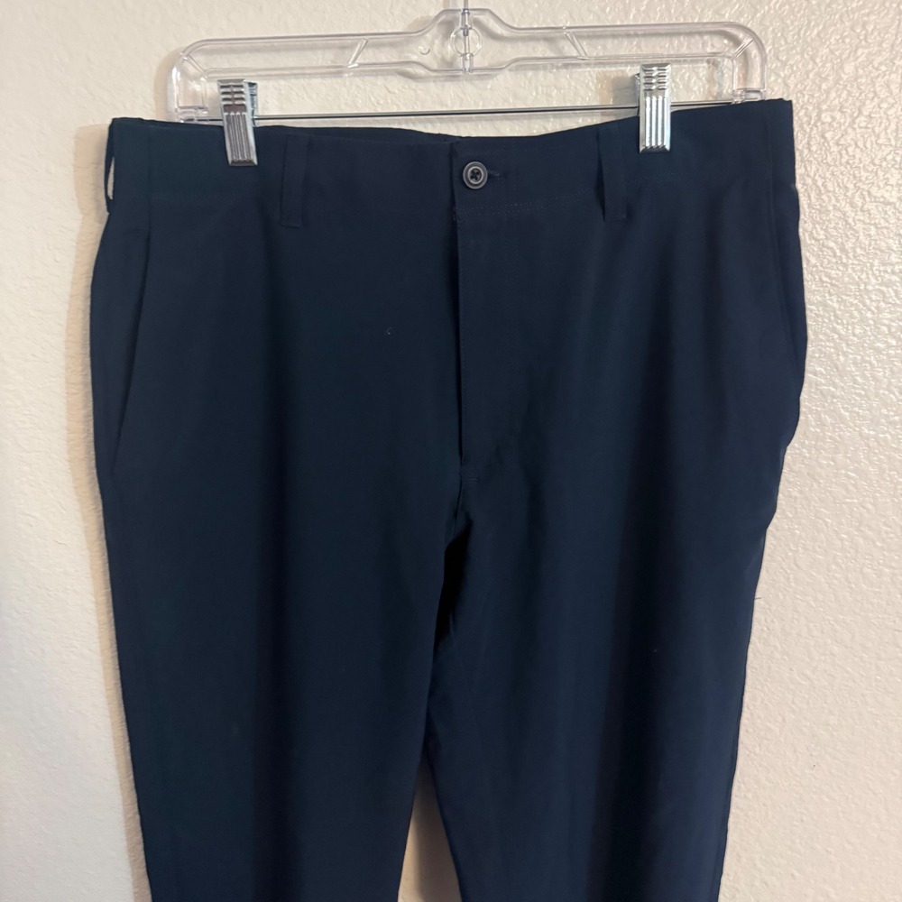 Ben Hogan Navy Blue Stretch Flat Front Performance Golf Pants Men's Size 32x30 - Picture 3 of 7